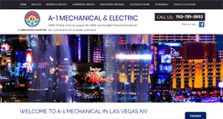 Desktop Screenshot of a-1mechanical.com