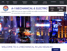 Tablet Screenshot of a-1mechanical.com